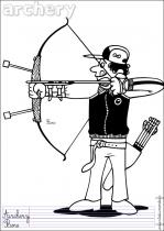 coloriage-tir-arc-1
